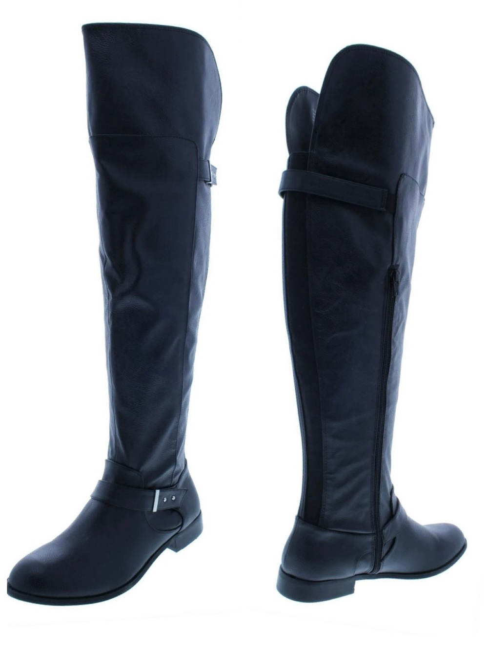 BRAND NEW Bar III Womens Daphne Faux Leather Over-The-Knee Riding Boots size 6.5